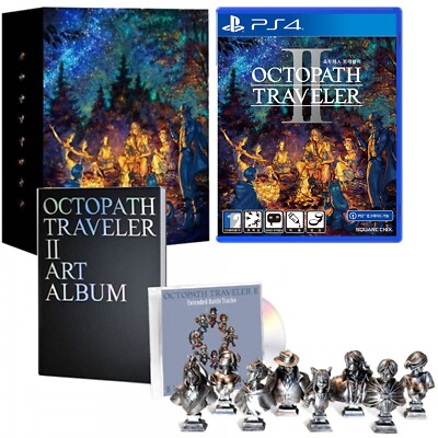 PS4 Octopath Traveler 2 II Collector's Edition Korean English Multi Language