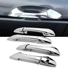 Handle Cover Chrome Plated Silver Plastic Fit 08-12 8th Accord NO Smart key
