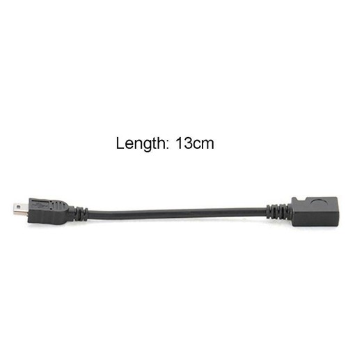 Adattatore Micro USB Femmina a Mini USB Maschio Caricatore Adattatore Convertitore Cavo 13cm - Foto 2 di 17