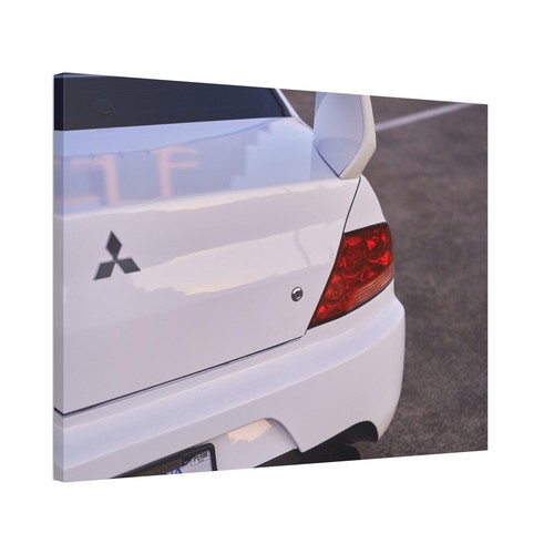 Mitsubishi Evo 8 High Resolution Museum Quality Horizontal Canvas Print #014 - Picture 4 of 10