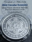 1 oz Silver 2024  CIRCULAR ECONOMY PROOF  - Silver Shield