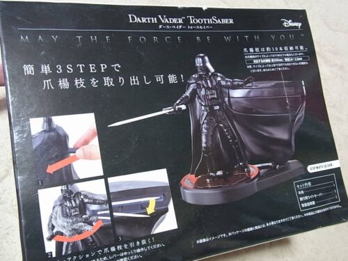 Star Wars DARTH VADER SABLE DE DIENTES Figura Dispensador de palillos de dientes BANDAI Nuevo Japón - Imagen 2 de 5