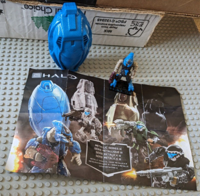 2014 Mega Bloks Halo Metallic Series 3 Drop Pod Storm Elite Covenant Minor 97419