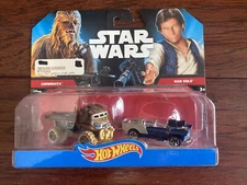 Star Wars Hot Wheels (2014) Chewbacca & Han Solo Car Toy 2-Pack