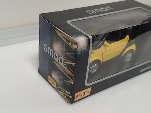 Maisto 21103 Smart CAR AMARILLO 1:33 City-Coupe - El AA - EN CAJA ORIGINAL - Imagen 2 de 6