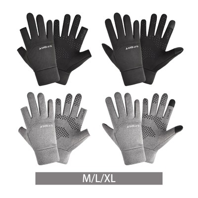 Fäustlinge Vliesfutter Thermo Herren Winterhandschuhe für Camping Wandern Skifahren