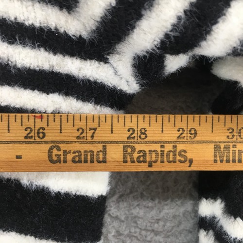 AVA & VIV Long Sleeve Sweater Womens 2X Black White Striped Pull Over V Neck - Bild 4 von 11