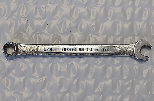 CRAFTSMAN TOOLS USA V4469, 1/4" COMBINATION WRENCH, 3.75" LONG, 12 POINT. - Picture 10 of 15