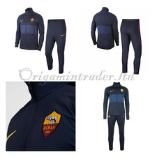 Nike As Roma Tracksuit Dry Strike Dark Obsidian AQ0787-475 Size S