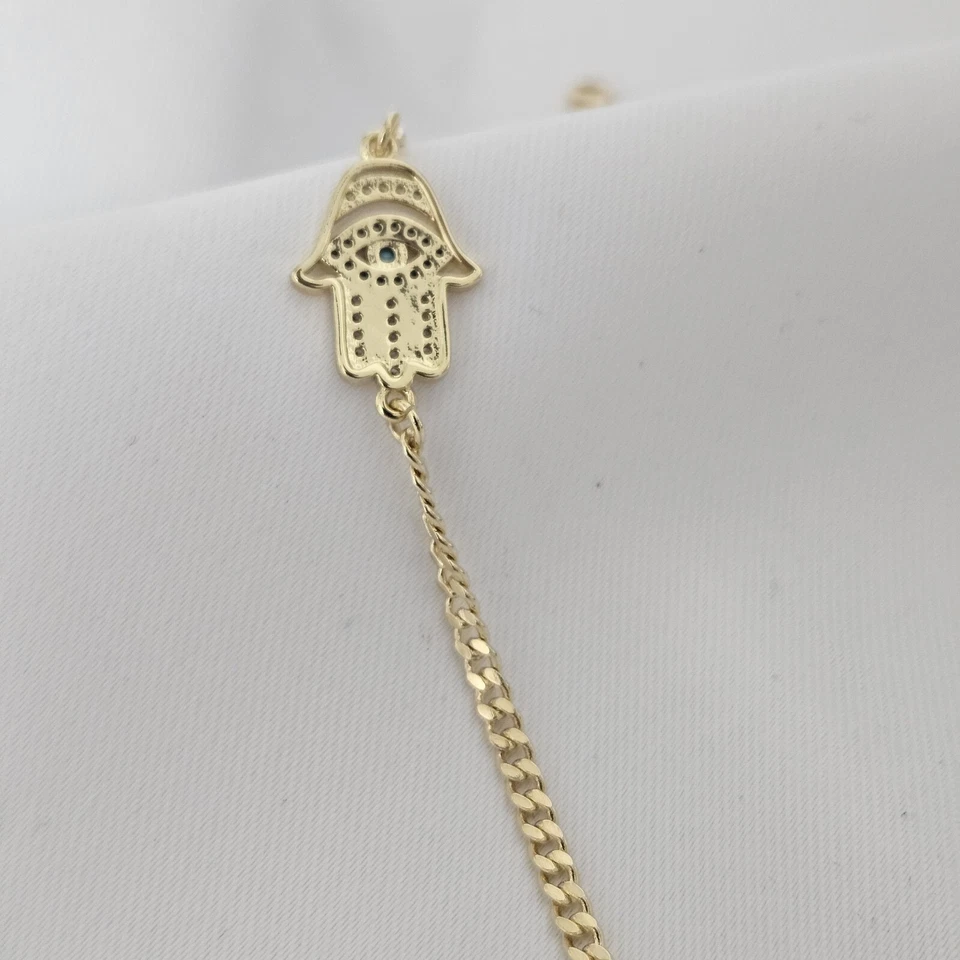 Pulsera Hansa Hipoalergénica Buena Suerte Protección Energética Pulsera Sin Níquel Foto 4 de 4