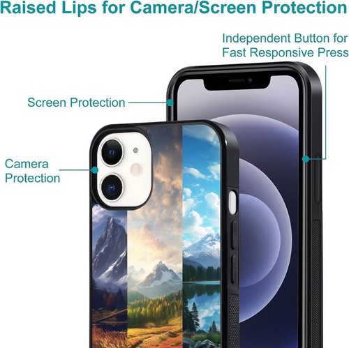 For iPhone SE4 16E 12 13 14 15 16 Pro Max Extended Range Wallpaper Case Friendly - Picture 18 of 25