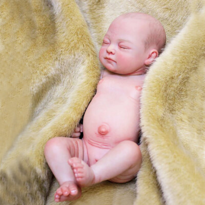 Realistic Reborn Baby Dolls Full Body Vinyl Silicone Unpainted