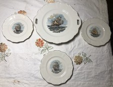 Set 4 piatti decorativi Bavaria Theresia vintage