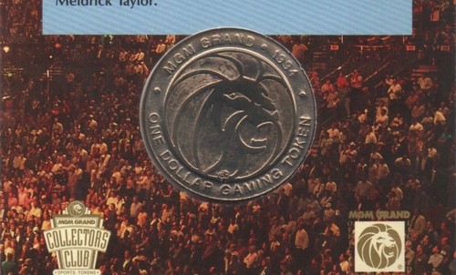 1994 MGM Grand Las Vegas Meldrick Taylor “Chavez-Taylor II”Commemorative Token - Picture 4 of 4