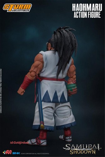 Storm Toys Samurai Spirits Haohmaru Action Figure Model In Stock 1/12 PVC(Blood) - Picture 10 of 10