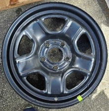 16" 16x6.5" Factory OEM Black Steel Wheel Rim for 2015-2017 Jeep Patriot