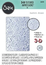 Sizzix Lacey 3D Embossing folder #665324 Retail $13.99 by Kath Breen