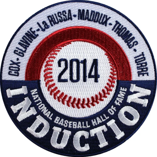 2014 National Baseball Hall Of Fame Induction Patch Cox Glavine Maddux Thomas