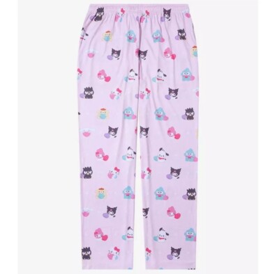 Sanrio Hello Kitty Sleep Pants Adult Extra Large Pajamas Lounge Emo-Kyun 40-42