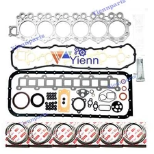 TB45 Full Overhaul Gasket Kit Piston Ring Set For Nissan GP50K Forklift Parts