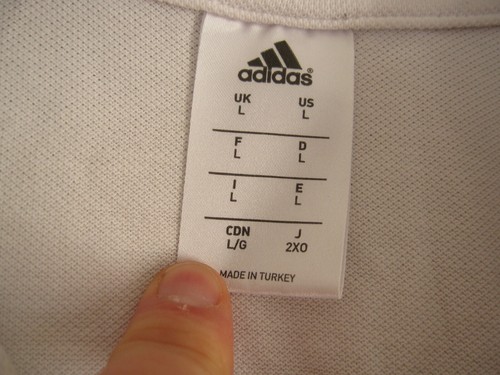 Polo Adidas Equipe France All Blacks 2013 Rugby maillot vintage Coton Jersey - L - Picture 3 of 7