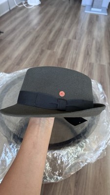  Mayser Trilby 100% Wool Hat Made In Slovakia, Designed In Germany. Size 57.