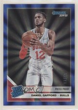 2019 Panini Donruss Rated Rookie Press Proof Blue Laser 13/49 Daniel Gafford 3b3