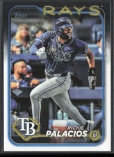 2024 Topps Update Richie Palacios Tampa Bay Rays #US213