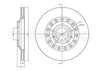 2X Metelli Bremsscheibe 23-1121C FüR Audi VW
