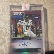 2024 Panini Contenders 🔥 Rare Red Zone 🔥 Veteran Ticket Auto Garrett Wilson