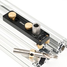 Guida per trapano per profili in alluminio, dima di foratura, dima di