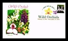 DR JIM STAMPS US COVER WILD ORCHIDS FIRST DAY ISSUE PANDA CACHET
