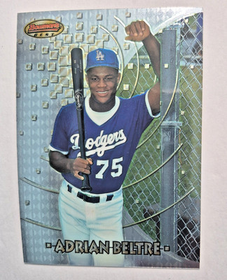 1997 Bowman's Best ADRIAN BELTRE Card #117 RC Rookie HOF Dodgers