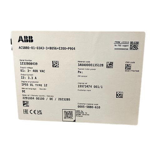 ABB ACS880-01-03A3-3 New NFP Sealed - Photo 2/6