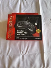 Retro-Bit Official Sega Genesis USB Controller - RBSGA035