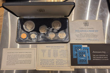 1973 Jamaica 7 Coin Proof Set with $5 Silver Coin, ASW 1.123 oz