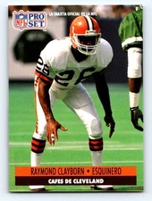 1991 Pro Set Spanish #472 Raymond Clayborn Fresh Break EX-EXMINT
