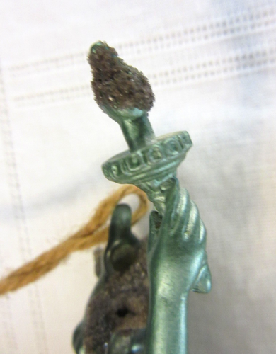 Statue of Liberty Blown Glass Christmas Ornament 6" tall - Picture 3 of 5