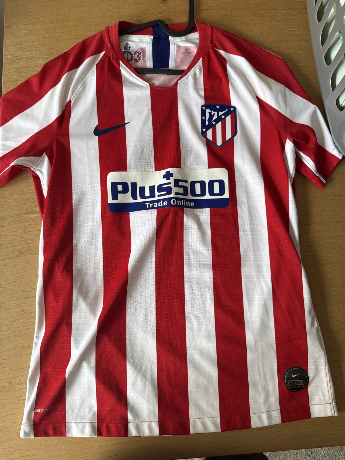 Atletico Madrid 2019 2020 Home Vaporknit Shirt Nike Medium