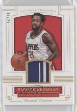 2017 Panini National Treasures Material Prime 7/25 Patrick Beverley #MT-25 h8k