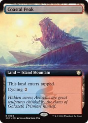 Coastal Peak (Extended Art) #100 - Secrets of Strixhaven Commander