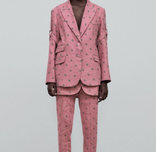 NWT Zara Rare Special Edition CFDA/Vogue Embroidered Floral Blazer Sz Small