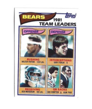 1982 Topps - Bears Leaders Walter Payton, Dan Hampton, Alan Page #292 