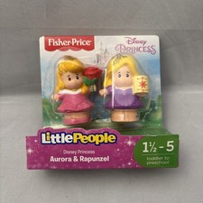 Fisher-Price Little People Disney Princess Aurora Rapunzel Figures - See Notes