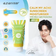 Azarine (EXP 12/2026) Calm My Acne Sunscreen Moisturiser SPF35 PA+++ 40g
