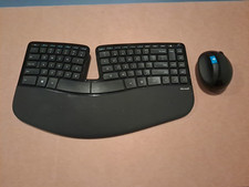 Microsoft Model 1559 Sculpt Ergonomic Keyboard Mouse Only - NO DONGLE Untested