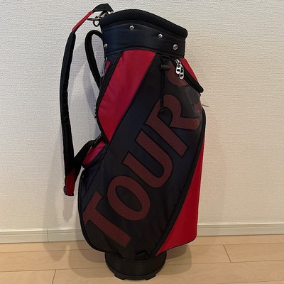 BRIDGESTONE GOLF Tour Stage Bicolor Herren Caddy Bag 9.0 Schwarz Rot CBT726
