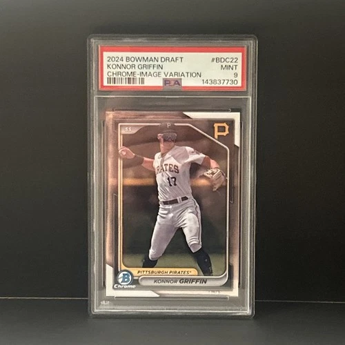 2024 Bowman Draft Chrome Image Variation Konnor Griffin #BDC-22 (RC) PSA 9 SP