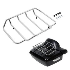 Ecotric Motorcycle Trunk Luggage Rack Trunk Rack Rail Compatible With Glide