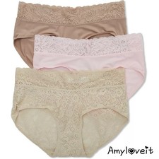 Maidenform Perfect Fit Lace Hipster Panties Size Large NWT